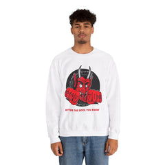 Better the devil you know Xmas time - Sweatshirt - Witty Twisters Fashions