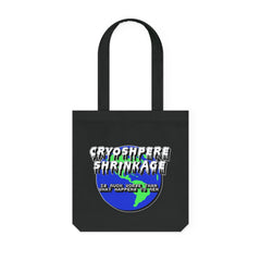 Cryosphere Shrinkage Is much worse than what happens to men - Woven Tote Bag - Witty Twisters Fashions