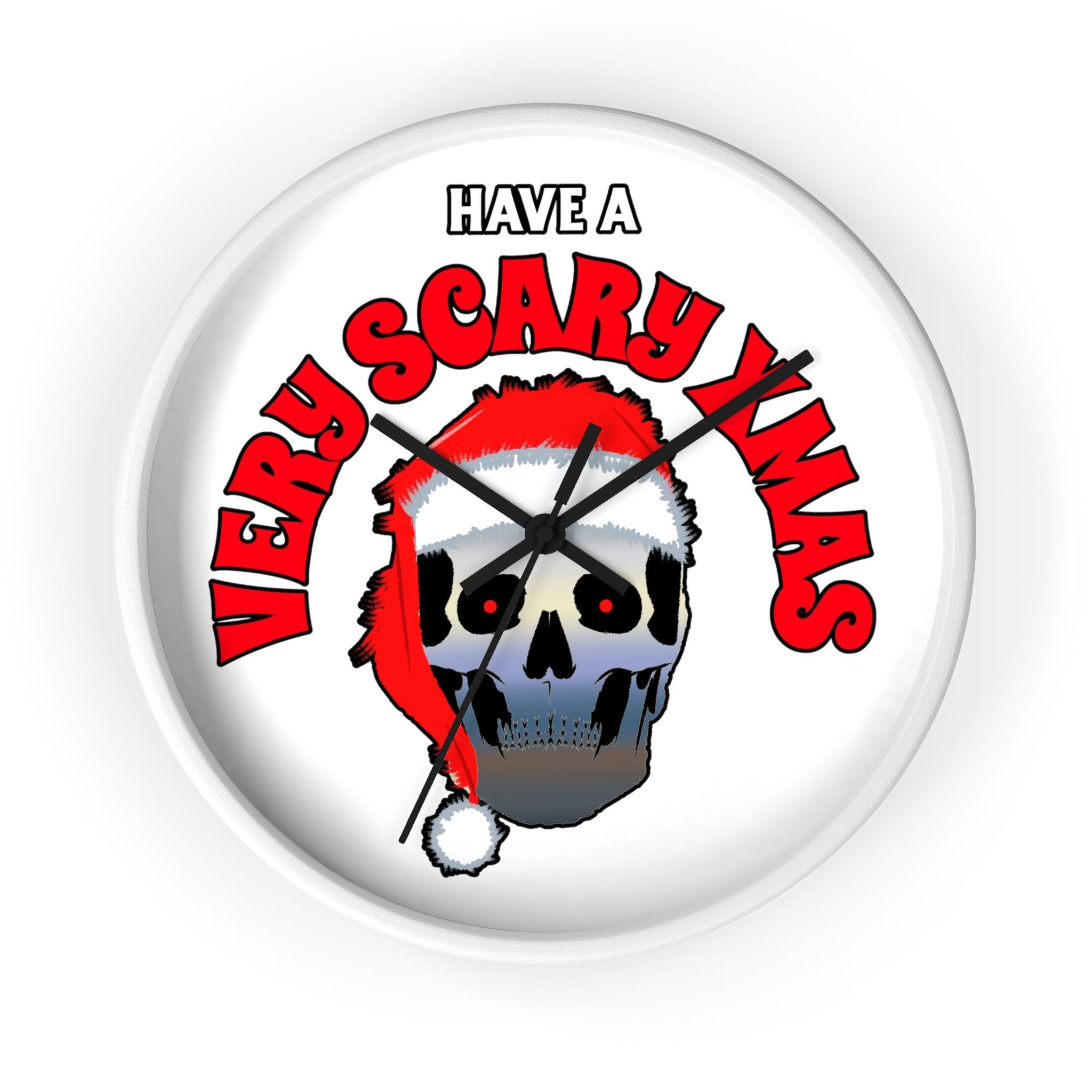 Have A Very Scary Xmas - Wall Clock - Witty Twisters Fashions
