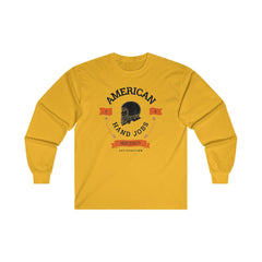 American Hand Jobs High Quality Satisfaction - Long-Sleeve Tee - Witty Twisters Fashions
