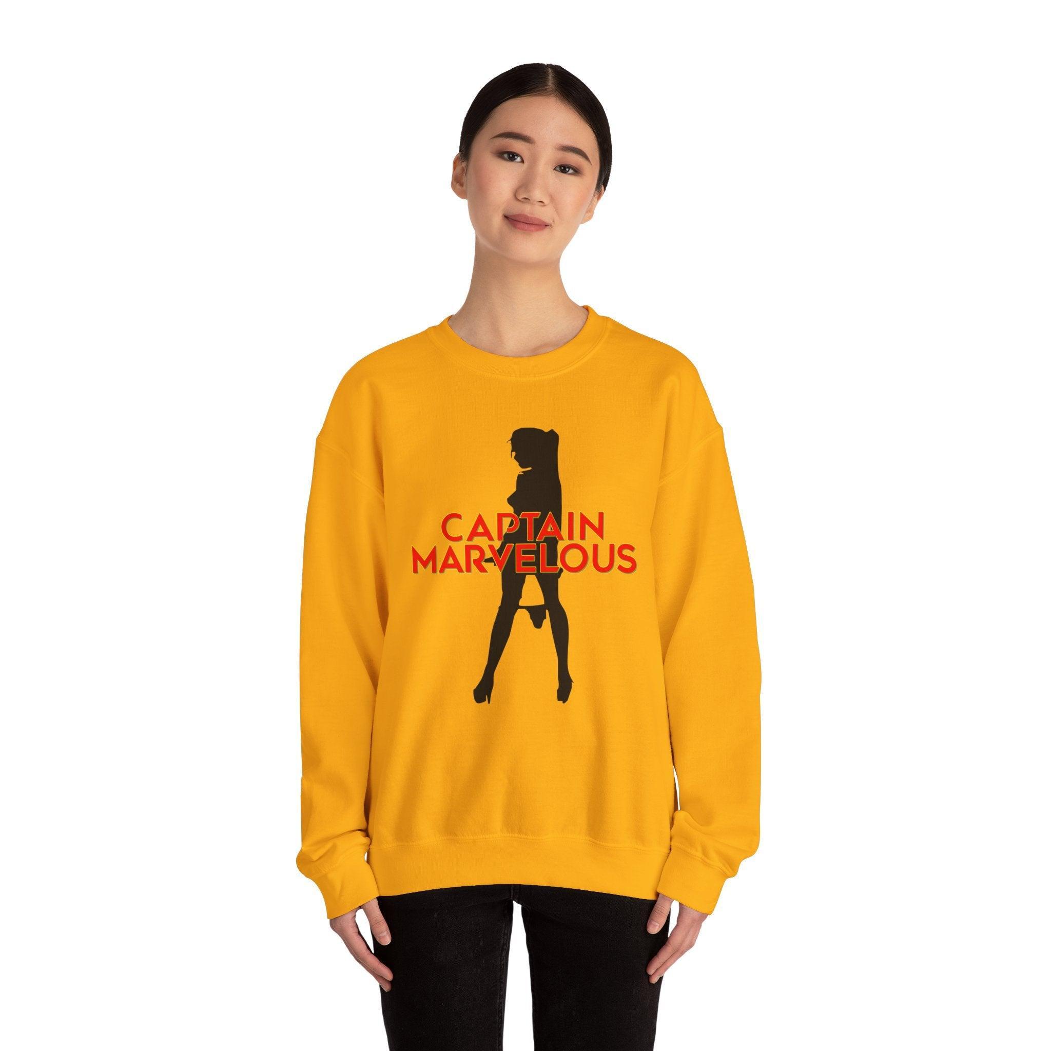 Captain Marvelous - Sweatshirt - Witty Twisters Fashions