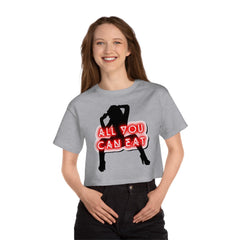 All You Can Eat - Women's Crop Top - Witty Twisters Fashions