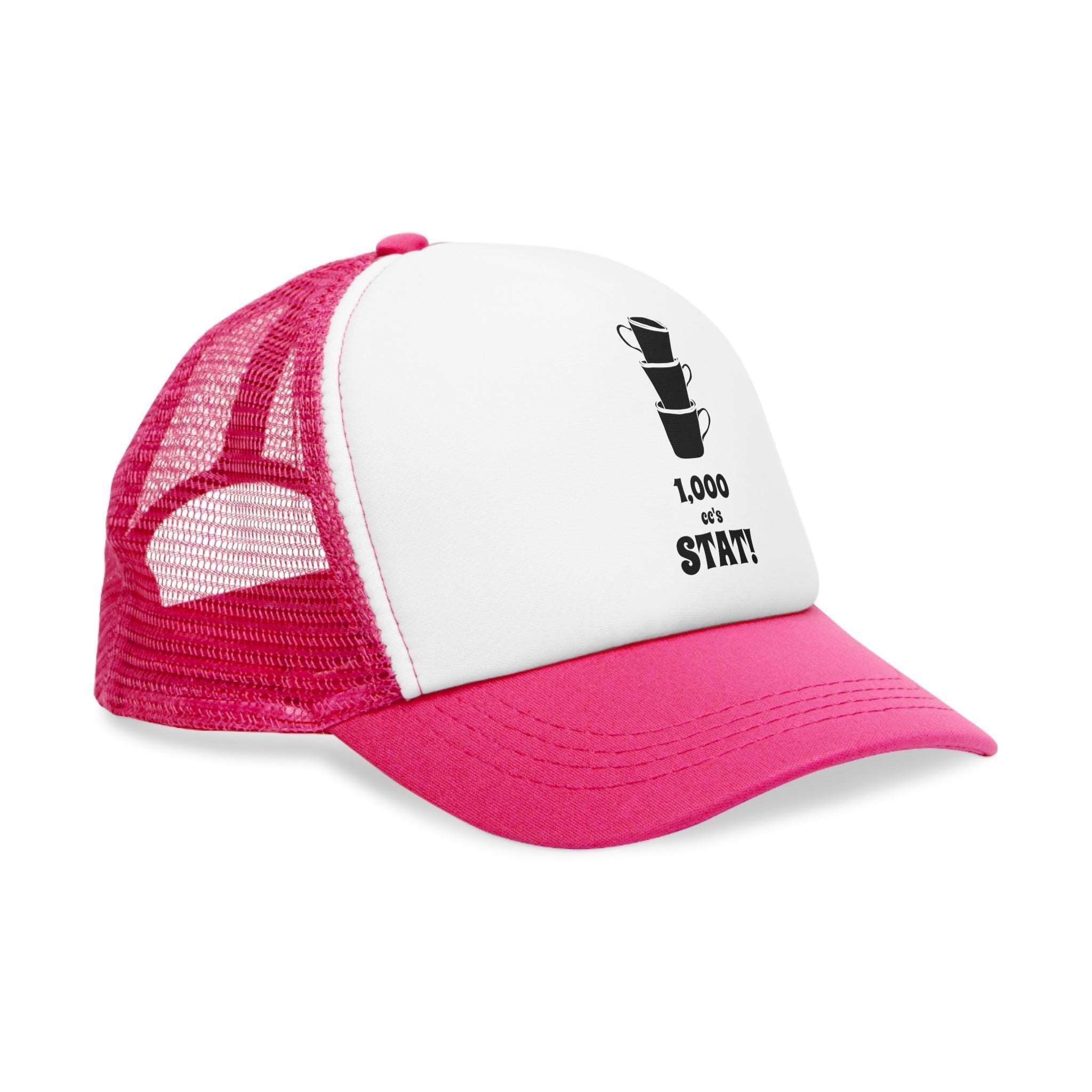 1,000 cc's Stat! - Mesh Trucker Hat - Witty Twisters Fashions