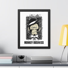 Monkey Business - Framed Poster - Witty Twisters Fashions