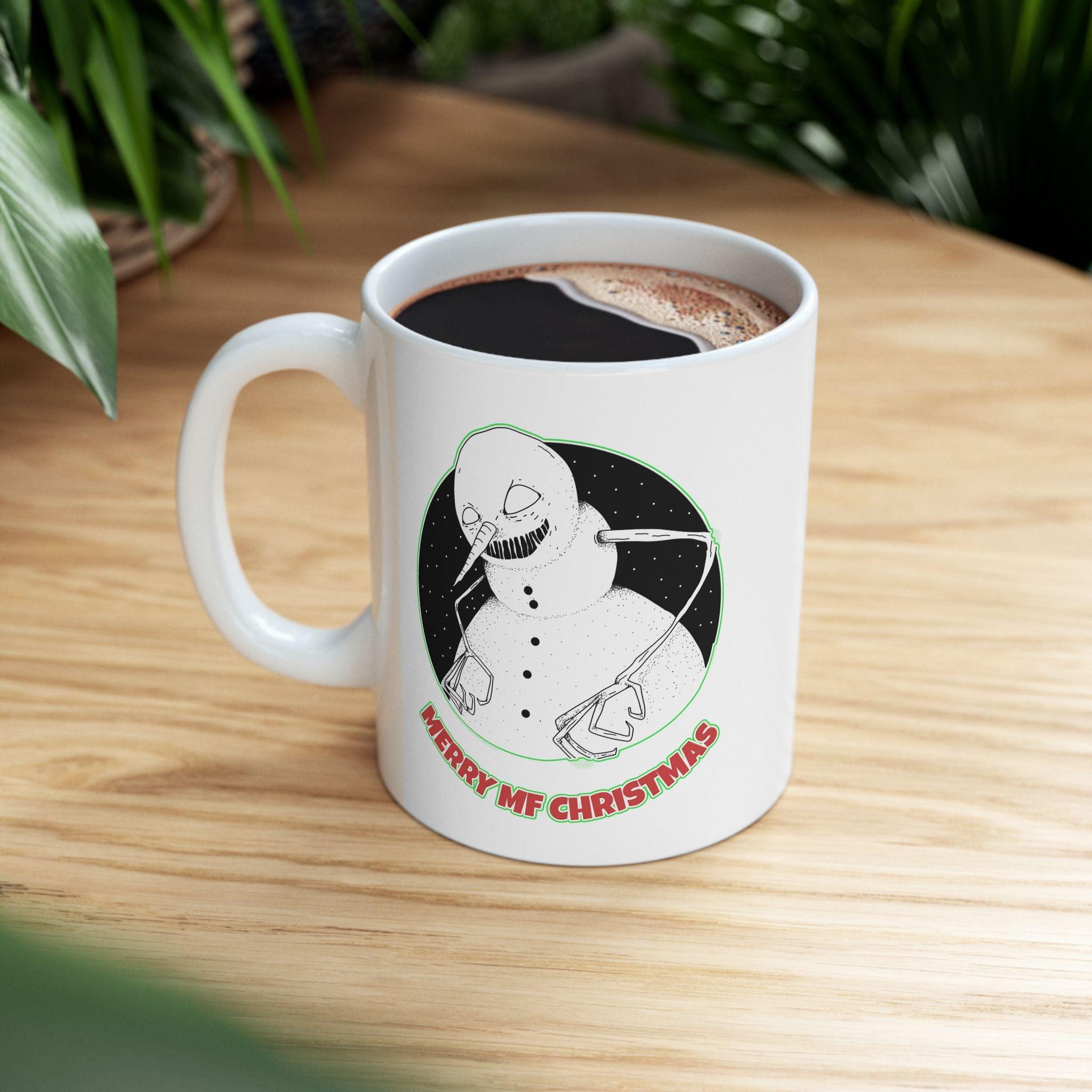 Merry MF Christmas - Ceramic Coffee Mug 11oz, 15oz - Witty Twisters Fashions
