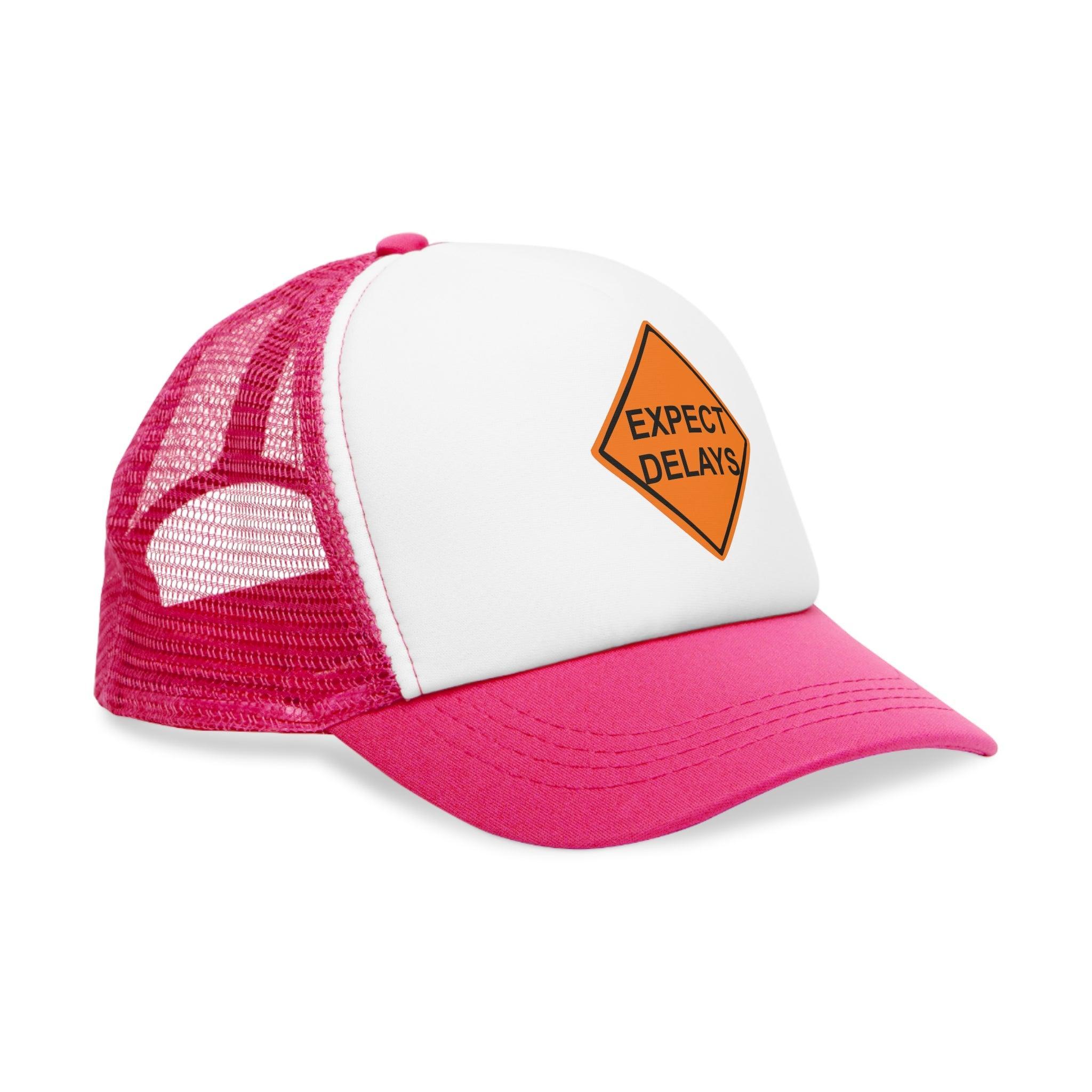 Expect Delays - Mesh Trucker Hat - Witty Twisters Fashions