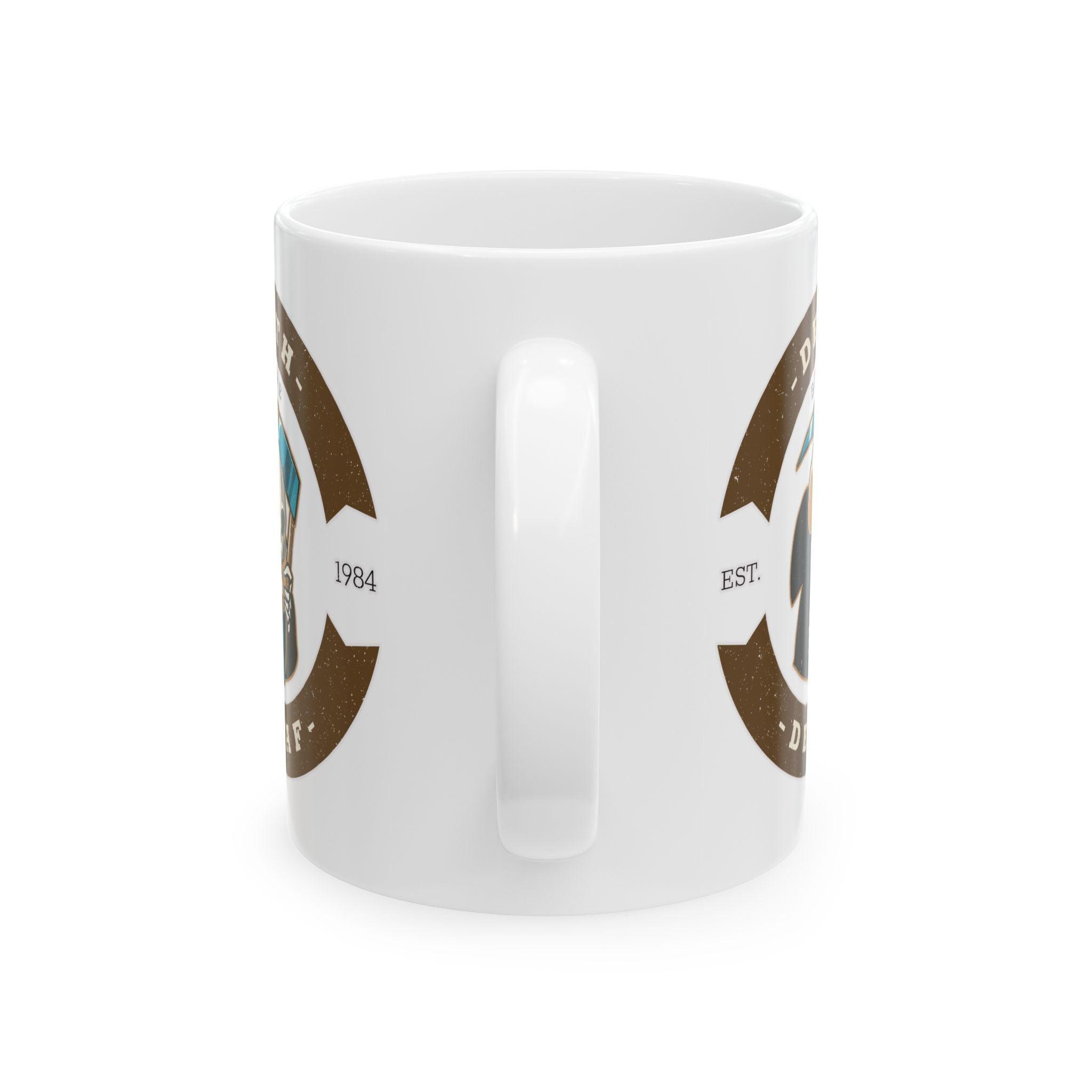 Death before decaf - Ceramic Coffee Mug 11oz, 15oz - Witty Twisters Fashions