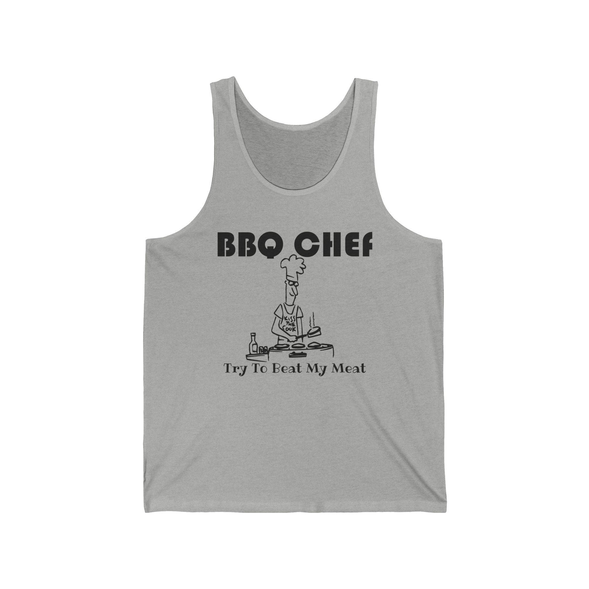 BBQ Chef Try To Beat My Meat - Tank Top - Witty Twisters Fashions