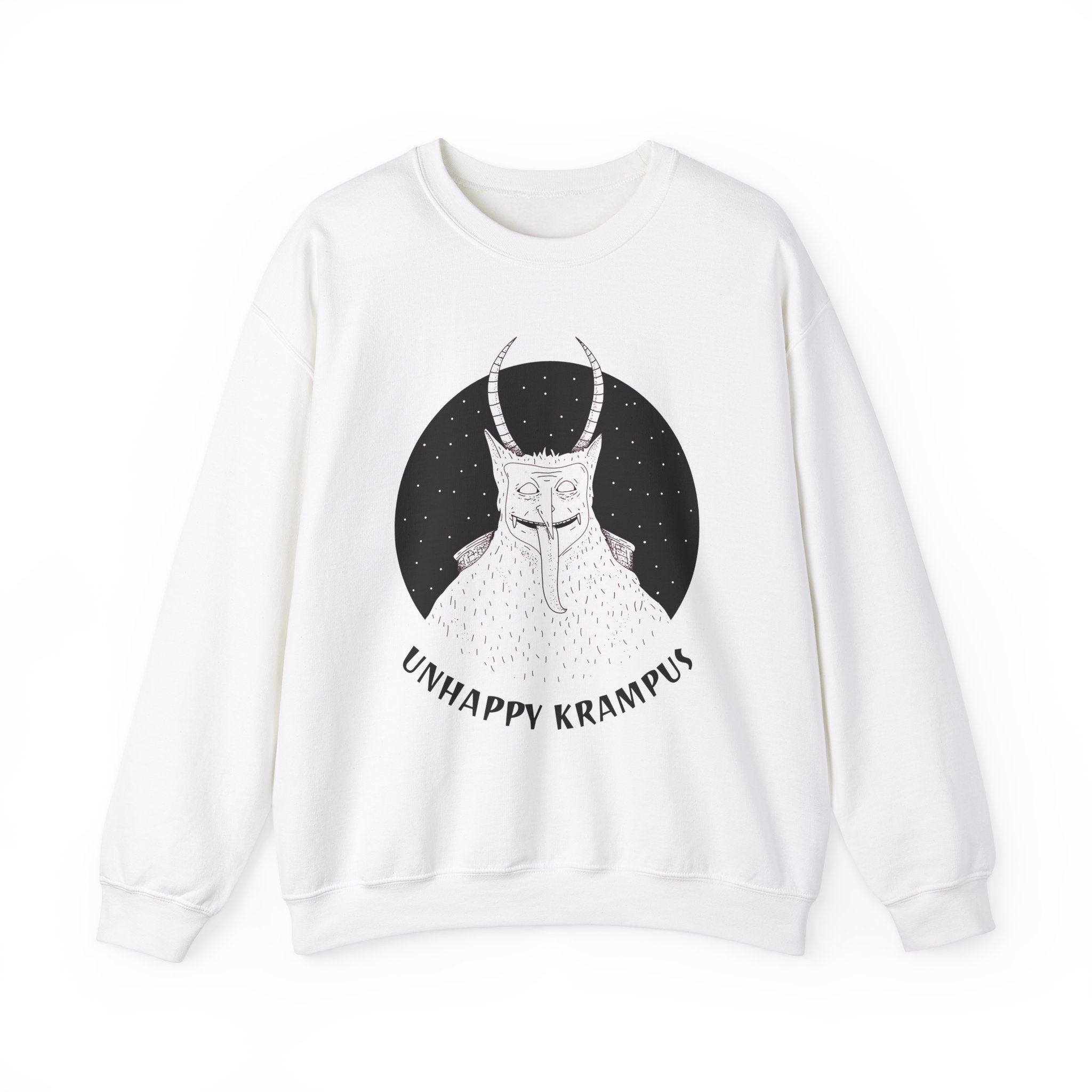 Unhappy Krampus - Sweatshirt - Witty Twisters Fashions