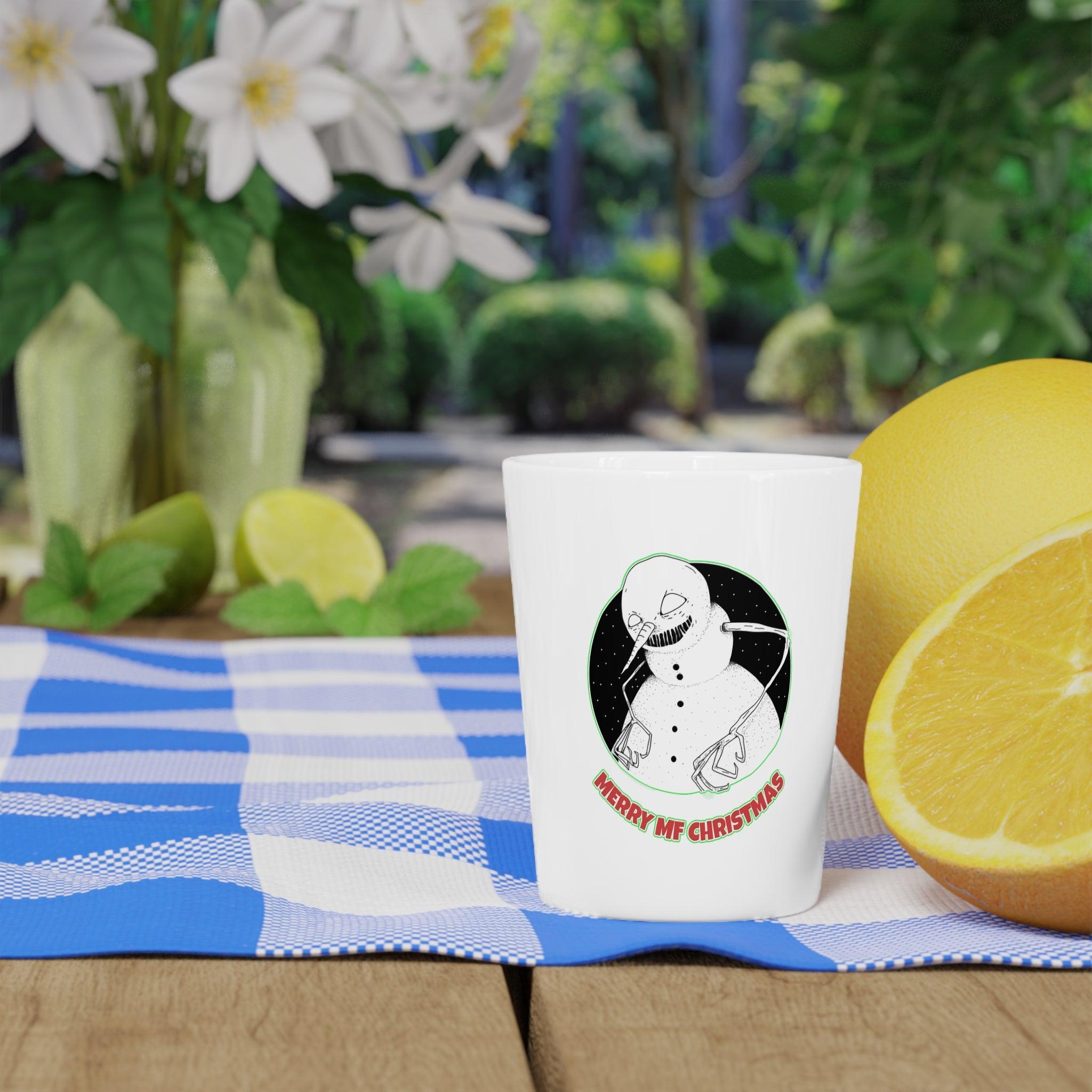 Merry MF Christmas - Shot Glass - Witty Twisters Fashions