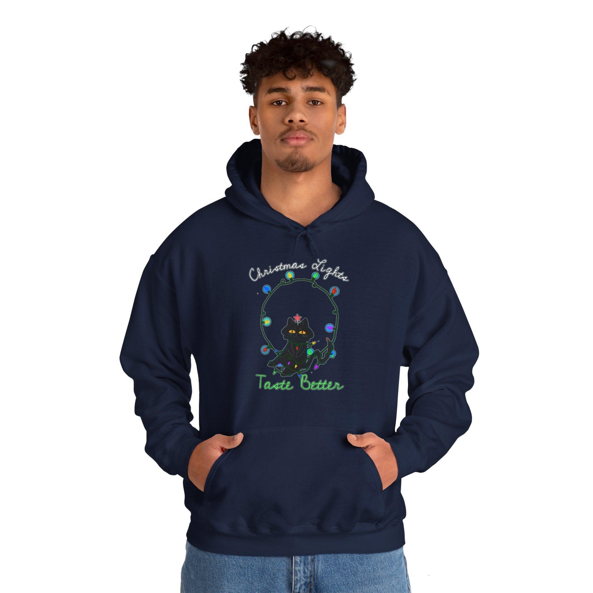 Christmas Lights Taste Better - Hoodie - Witty Twisters Fashions