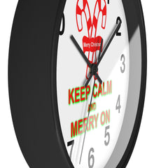 Keep Calm and Merry On - Wall Clock - Witty Twisters Fashions