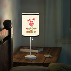 Keep Calm and Merry On - Lamp on a Stand - Witty Twisters Fashions