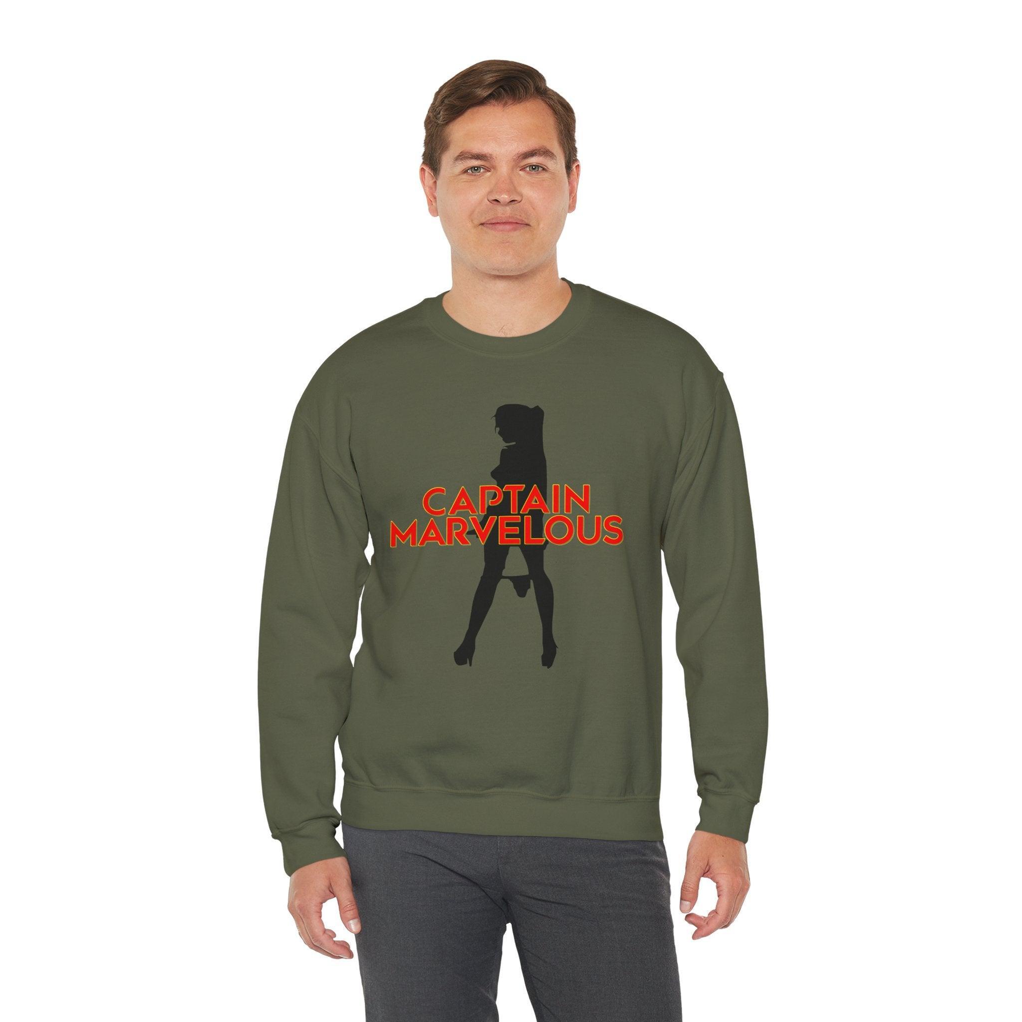 Captain Marvelous - Sweatshirt - Witty Twisters Fashions