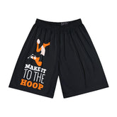 Make it to the hoop - Men’s Sports Shorts - Witty Twisters Fashions