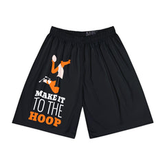 Make it to the hoop - Men’s Sports Shorts - Witty Twisters Fashions
