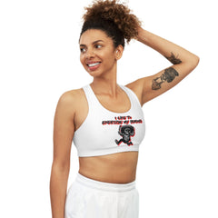 I Like To Exercise My Demons - Seamless Sports Bra - Witty Twisters Fashions