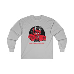 Better the devil you know Xmas time - Long-Sleeve Tee - Witty Twisters Fashions