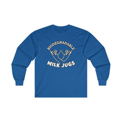 Biodegradable Milk Jugs - Long-Sleeve Tee - Witty Twisters Fashions