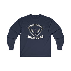 Biodegradable Milk Jugs - Long-Sleeve Tee - Witty Twisters Fashions