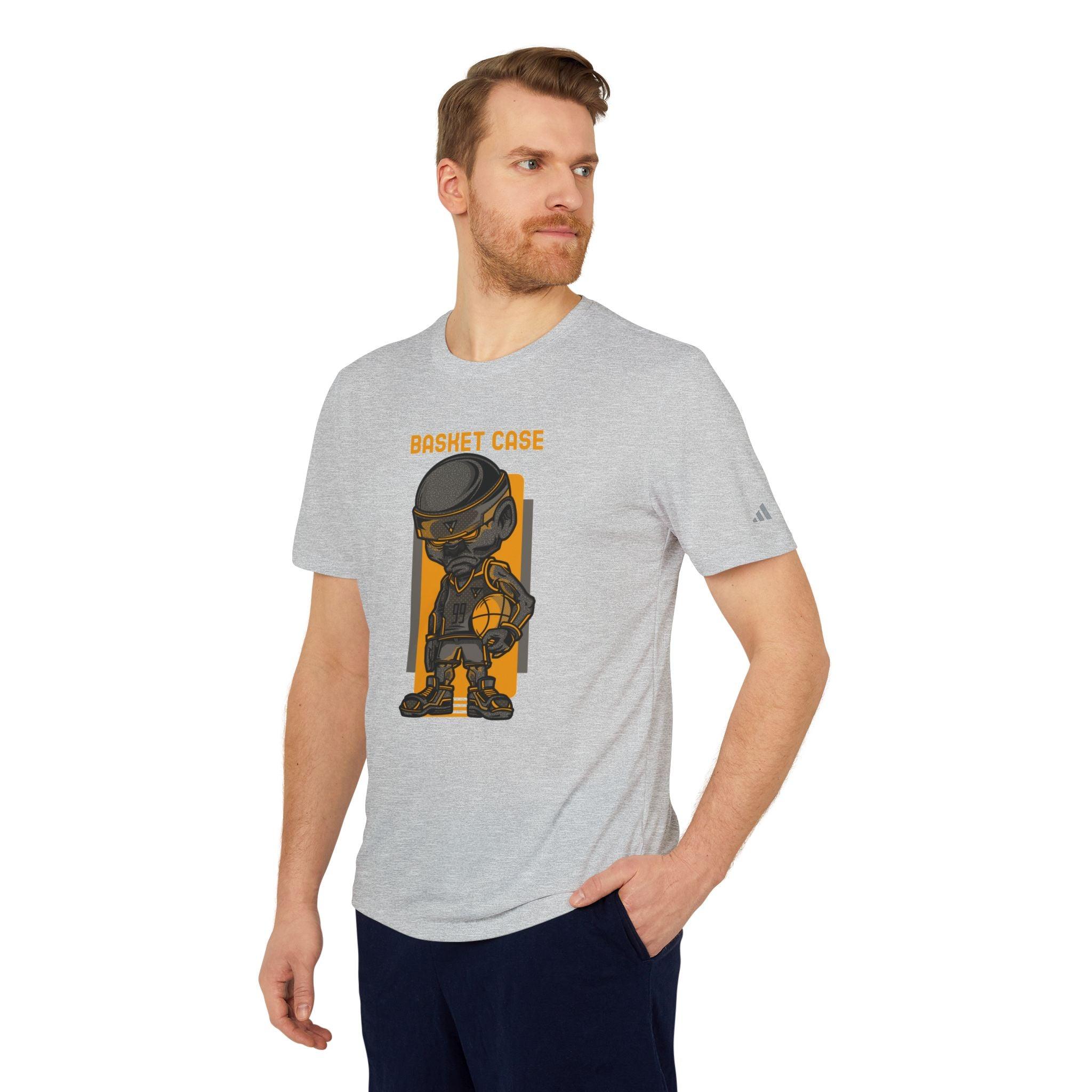 Basket Case - adidas® Unisex Sport T-shirt - Witty Twisters Fashions