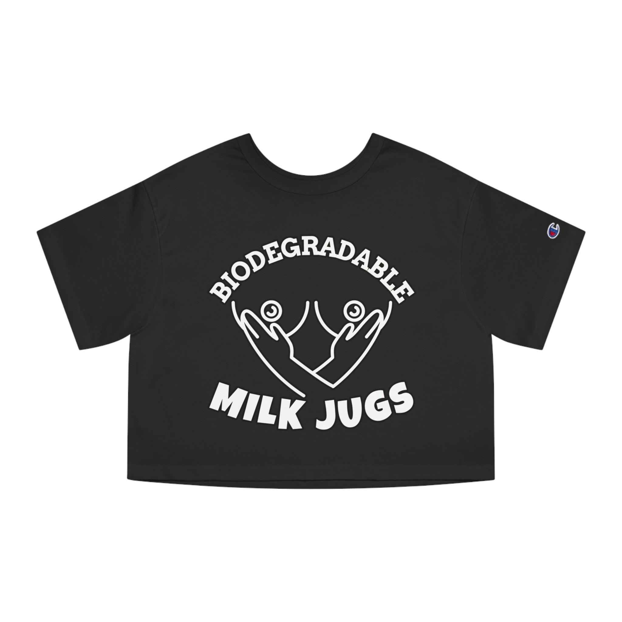 Biodegradable Milk Jugs - Women's Crop Top - Witty Twisters Fashions