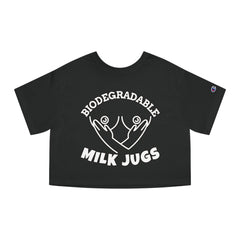 Biodegradable Milk Jugs - Women's Crop Top - Witty Twisters Fashions