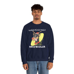 Rudolph The Red-Nosed Rottweiler - Sweatshirt - Witty Twisters Fashions