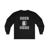 Beer Here - Long-Sleeve Tee - Witty Twisters Fashions
