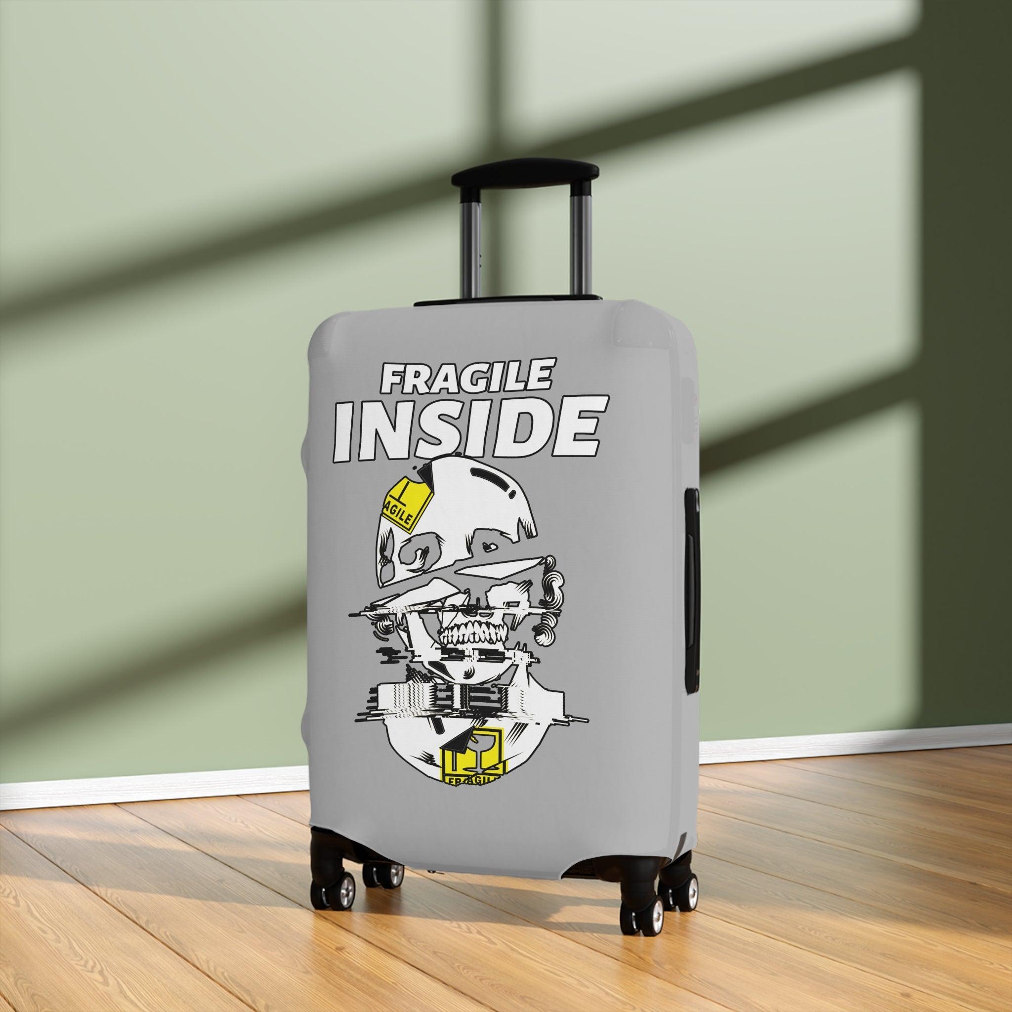 Fragile Inside - Luggage Cover - Witty Twisters Fashions