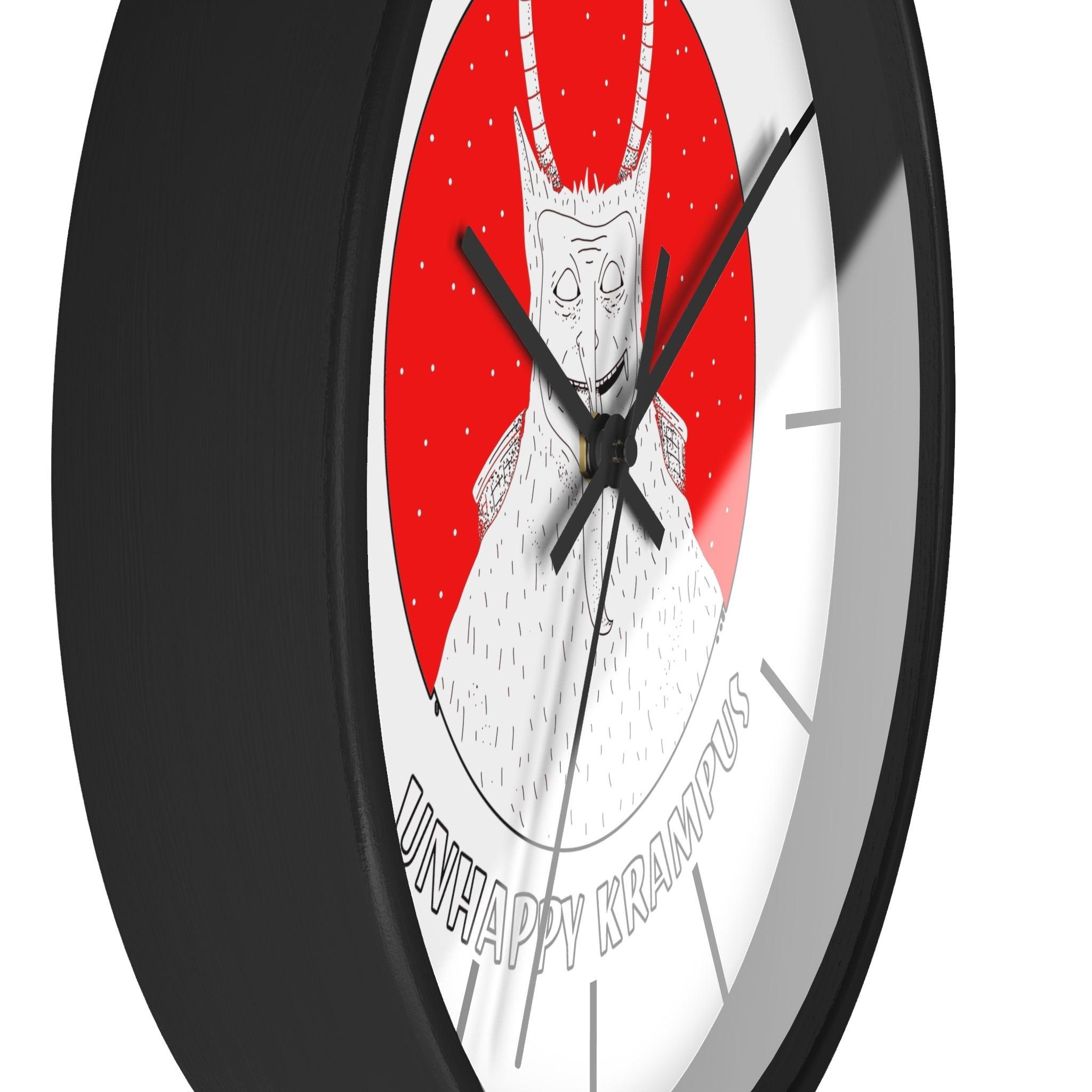 Unhappy Krampus - Wall Clock - Witty Twisters Fashions