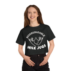 Biodegradable Milk Jugs - Women's Crop Top - Witty Twisters Fashions