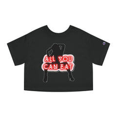 All You Can Eat - Women's Crop Top - Witty Twisters Fashions
