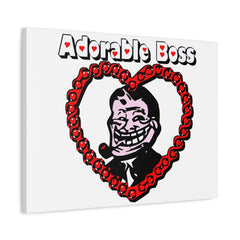 Adorable Boss - Stretched Matte Canvas - Witty Twisters Fashions