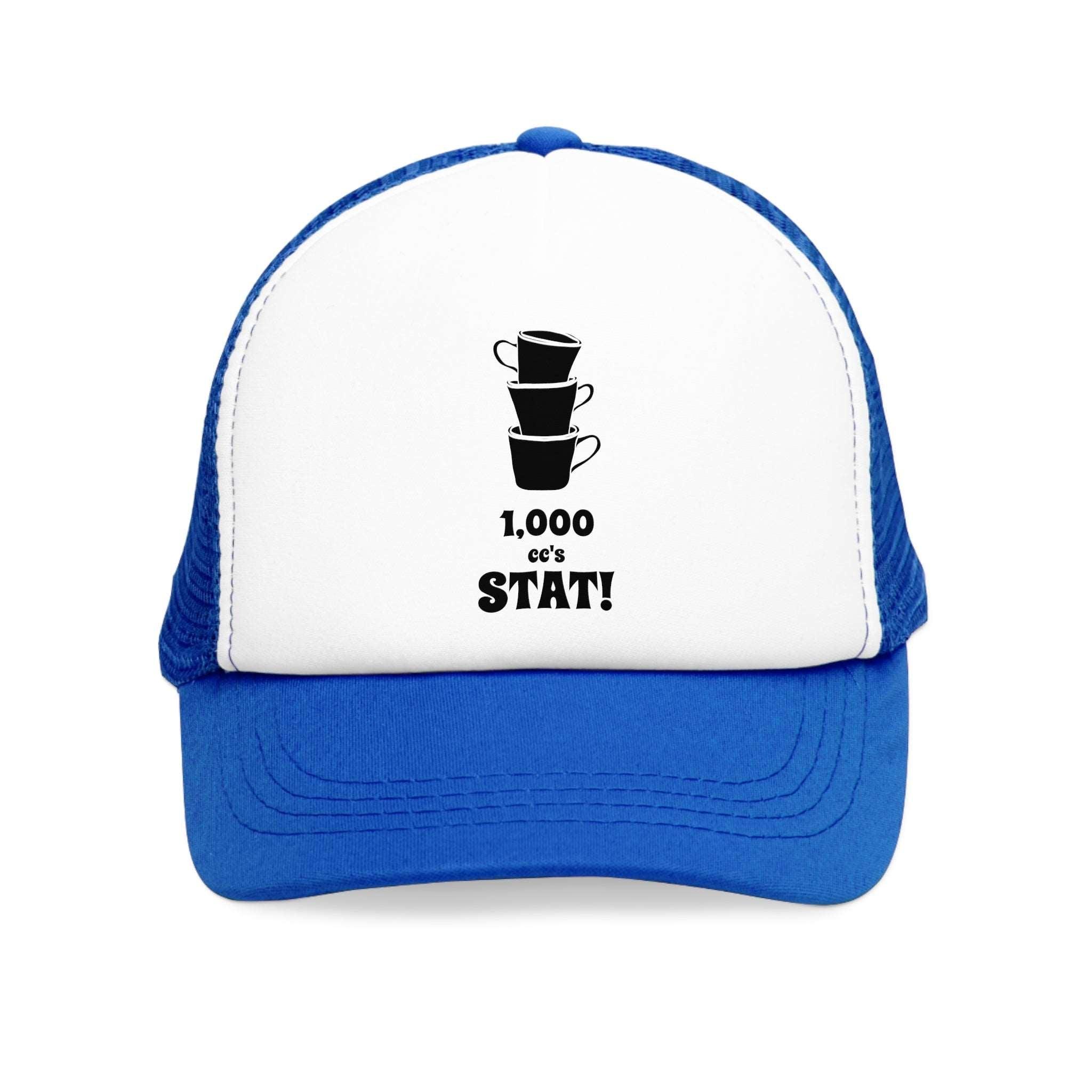 1,000 cc's Stat! - Mesh Trucker Hat - Witty Twisters Fashions
