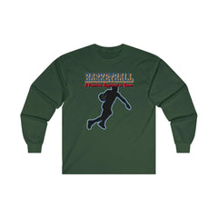 Basketball A Passive Aggressive Game - Long-Sleeve Tee - Witty Twisters Fashions