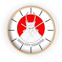 Unhappy Krampus - Wall Clock - Witty Twisters Fashions