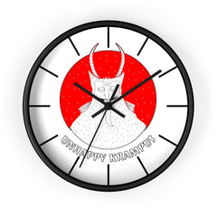 Unhappy Krampus - Wall Clock - Witty Twisters Fashions