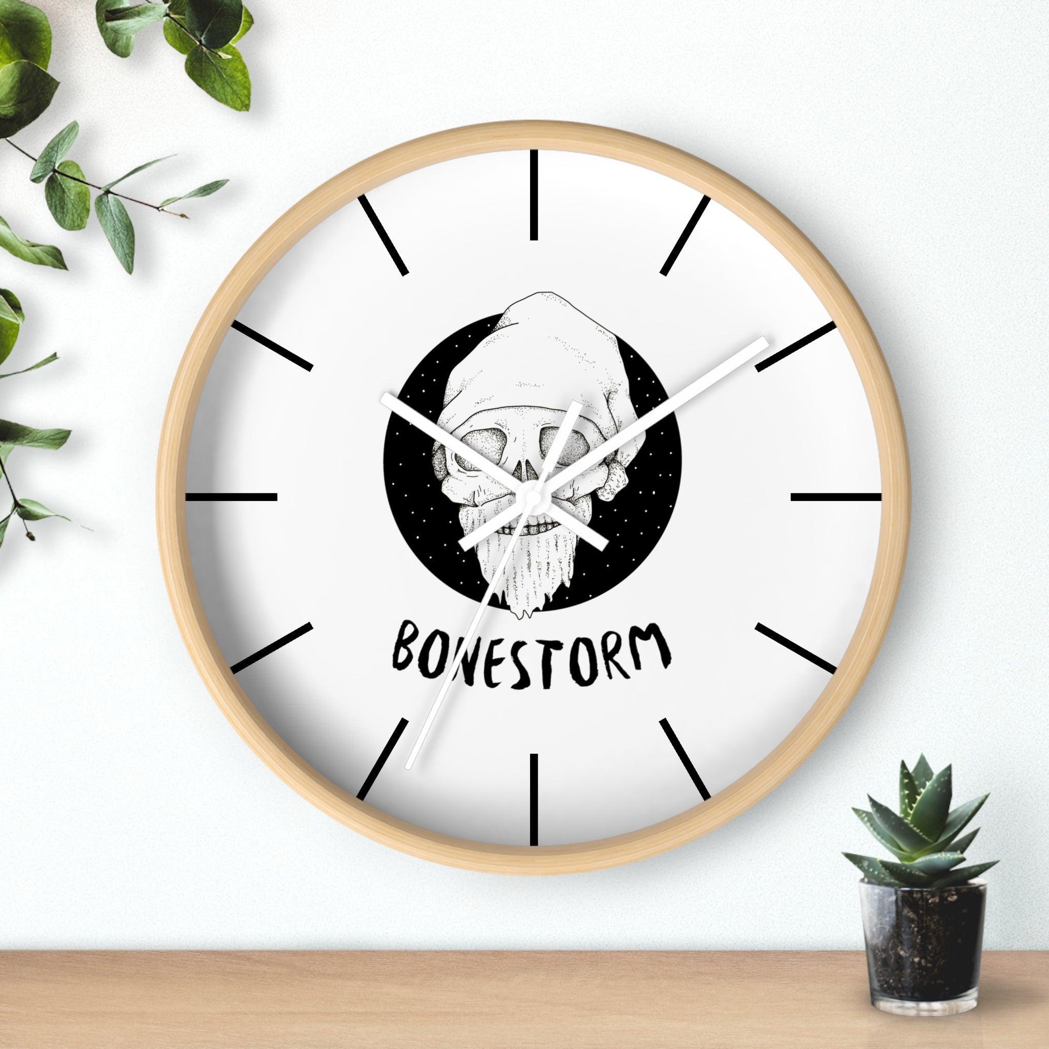 Bonestorm - Wall Clock - Witty Twisters Fashions