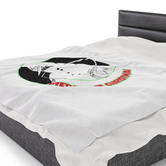 Merry MF Christmas - Velveteen Plush Blanket - Witty Twisters Fashions