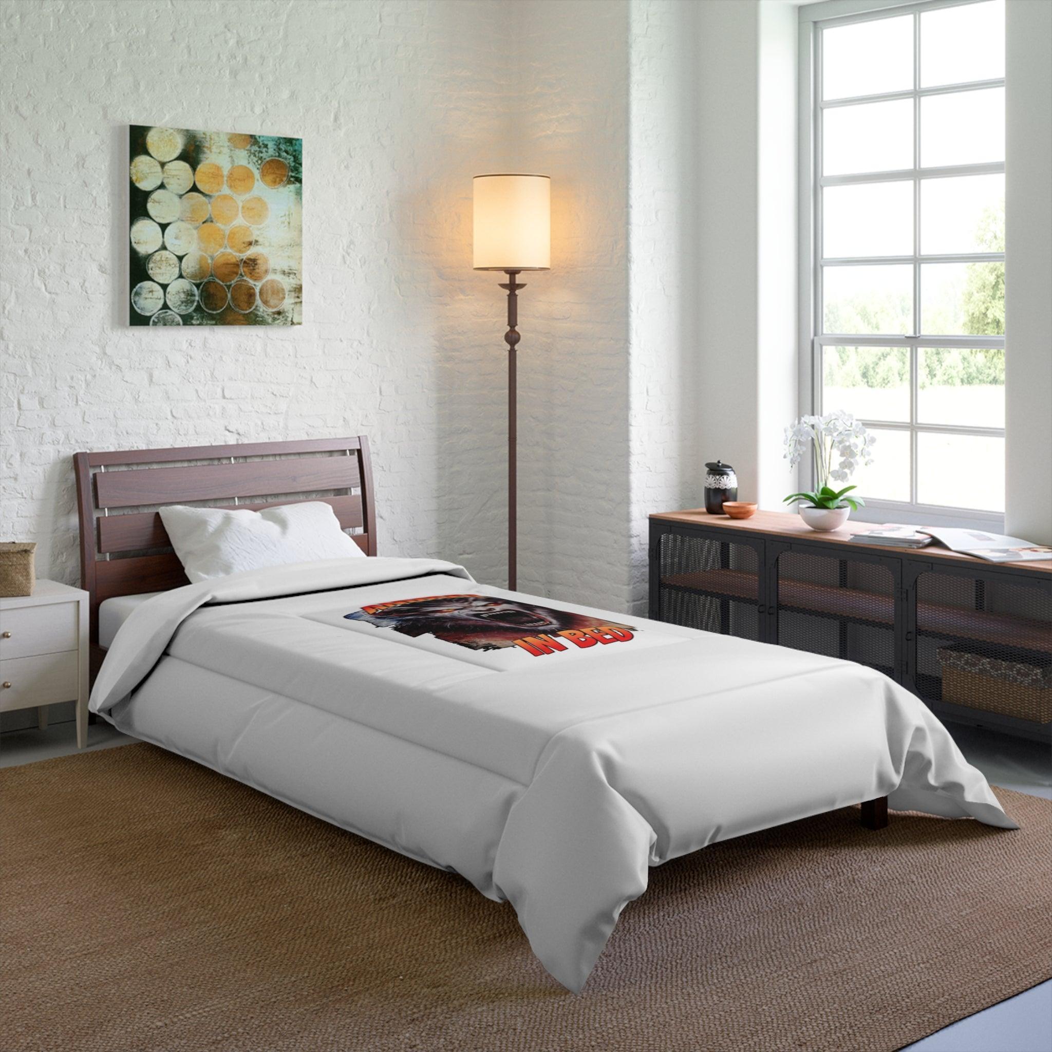 Animal In Bed - Bed Comforter - Witty Twisters Fashions