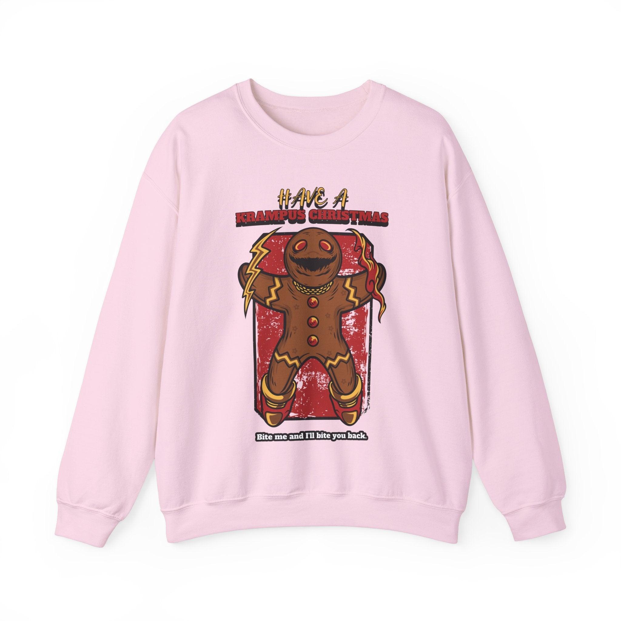 Have a Krampus Christmas Bite me and I'll bite you back. - Sweatshirt - Witty Twisters Fashions