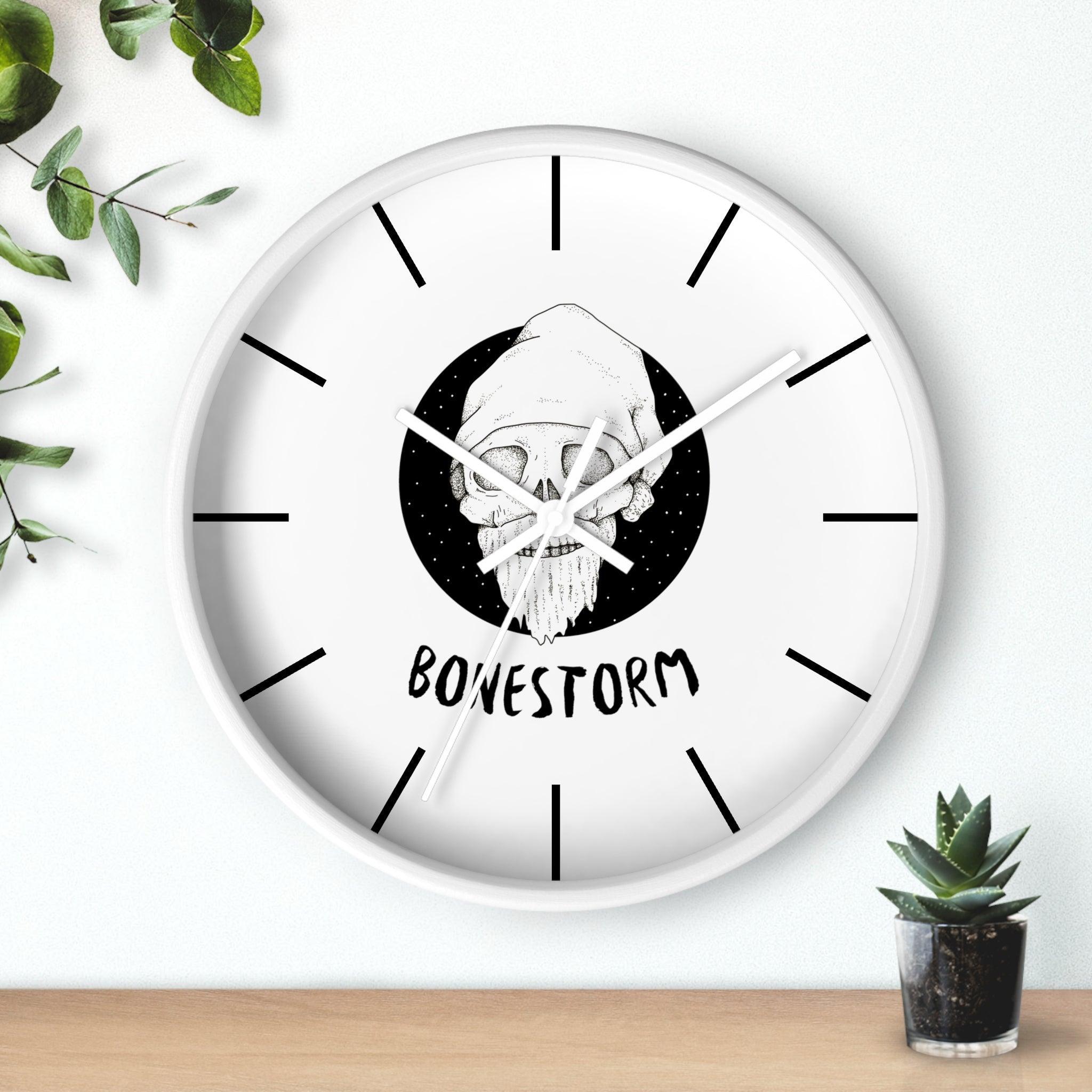Bonestorm - Wall Clock - Witty Twisters Fashions