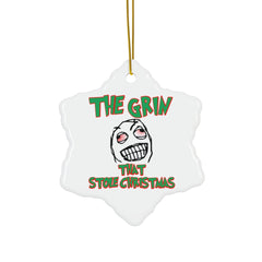The Grin That Stole Christmas - Ceramic Ornaments - Witty Twisters Fashions