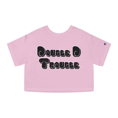Double D Trouble - Women's Crop Top - Witty Twisters Fashions