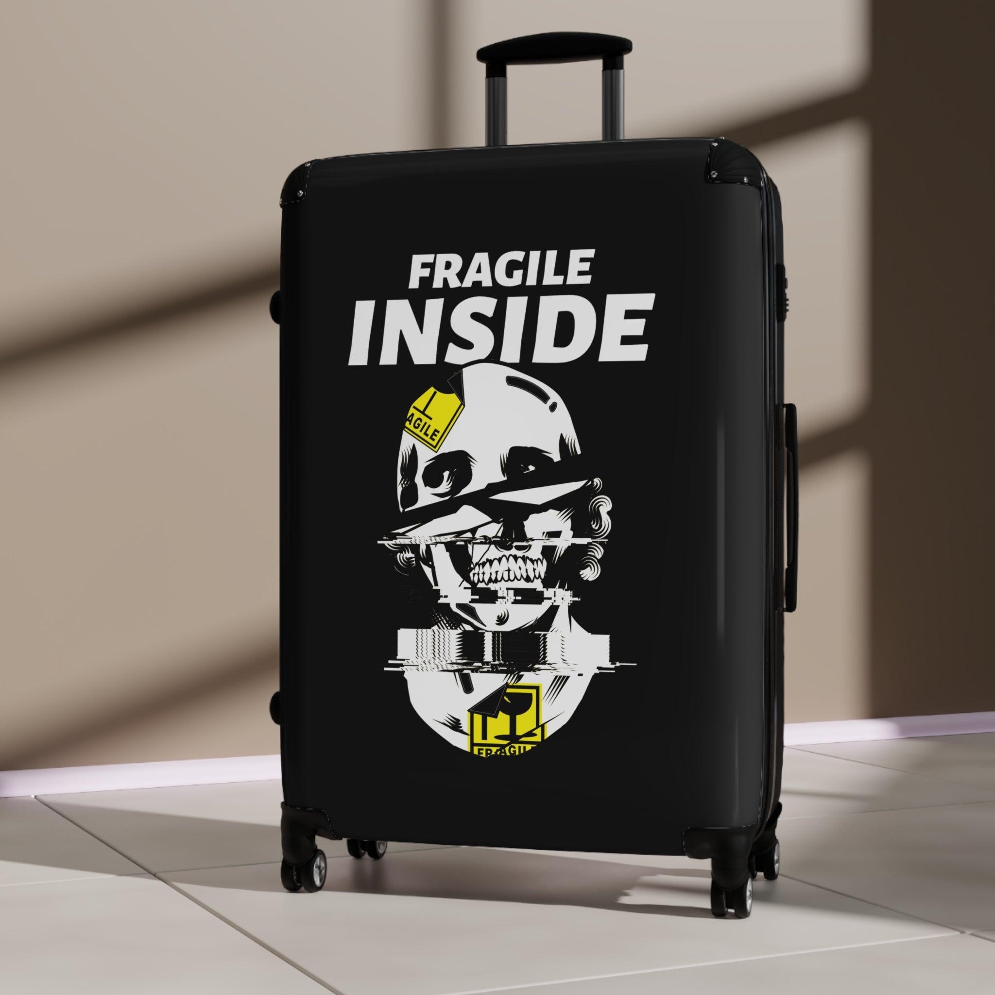 Fragile Inside - Suitcase - Witty Twisters Fashions