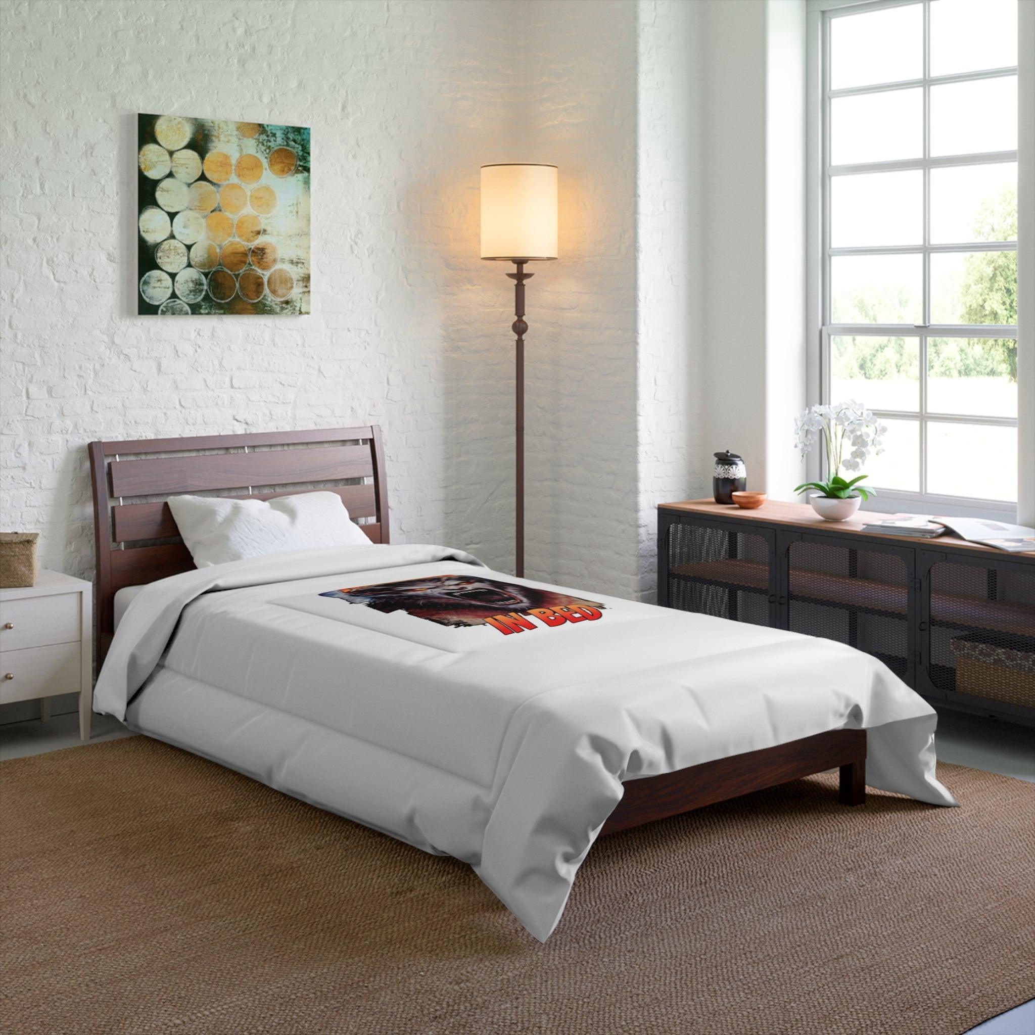 Animal In Bed - Bed Comforter - Witty Twisters Fashions