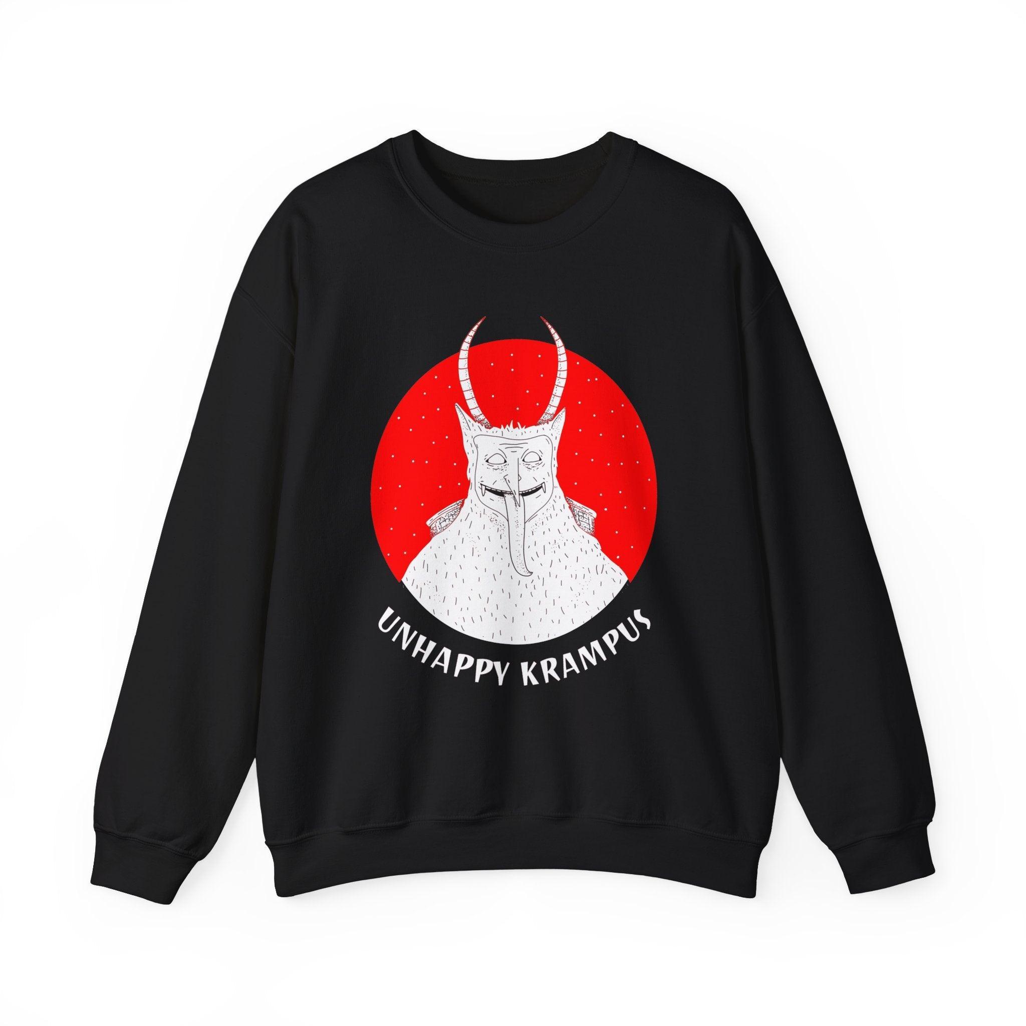 Unhappy Krampus - Sweatshirt - Witty Twisters Fashions