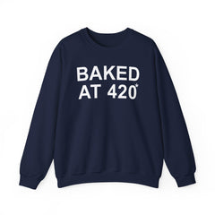 Baked At 420 - Sweatshirt - Witty Twisters Fashions