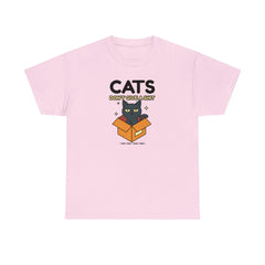 Cats don't give a shit They only take them - T-Shirt - Witty Twisters Fashions